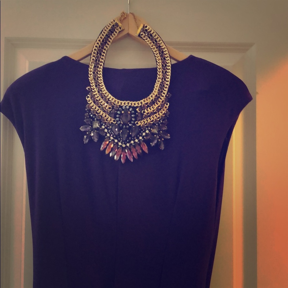 Holylove Purple Statement Necklace